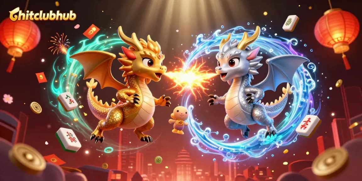 Experience thrilling gameplay at hitclubhub with vibrant dragons and festive casino elements