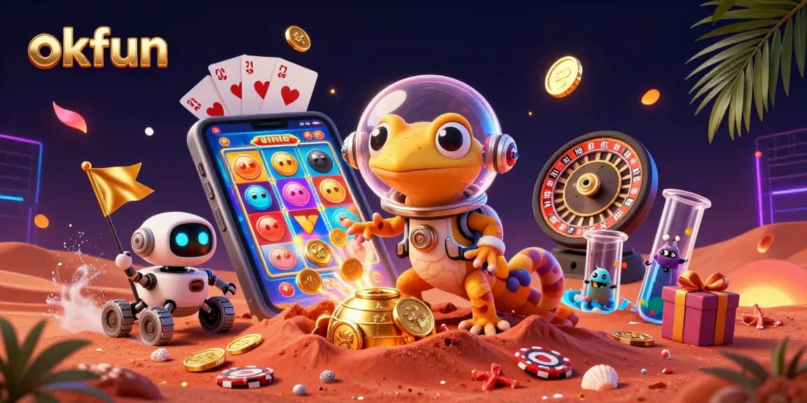 Experience thrilling gameplay with okfun's vibrant casino adventure featuring slots and dynamic elements.