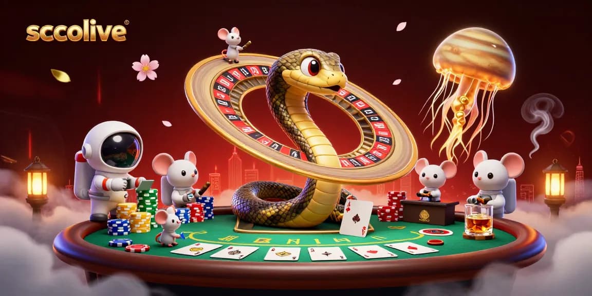 Socolive brings exciting sports betting action, with astronaut mice speeding bets on a cosmic roulette wheel.