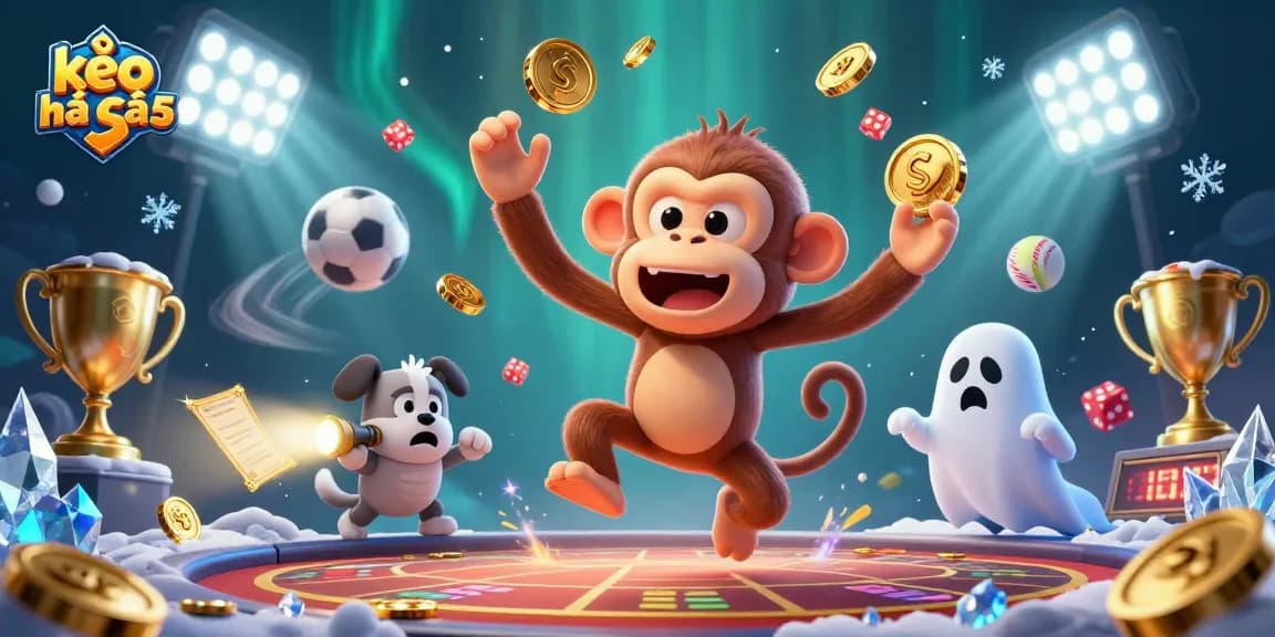 Play kèo nhà cái 5 and discover a vibrant haunted casino scene with exciting sports action.