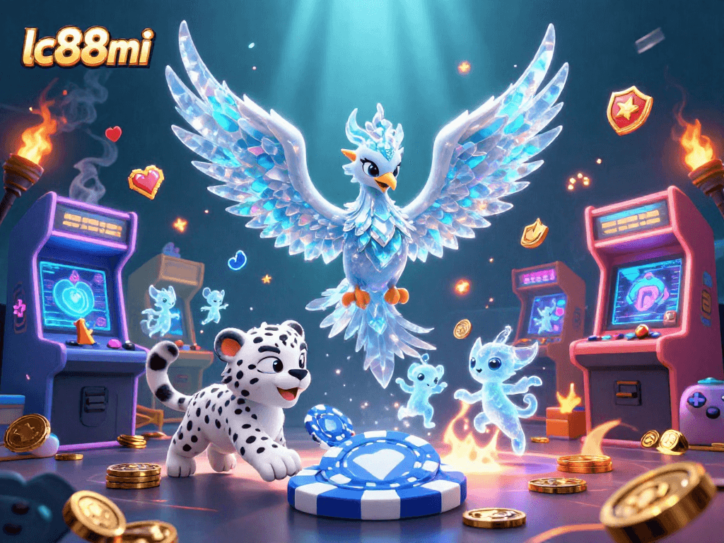 Experience thrilling gameplay at lc88mi with vibrant characters and immersive casino elements.