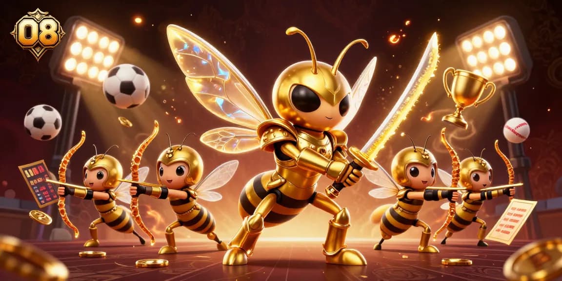 Engage in thrilling gameplay at O8 with a vibrant 3D casino scene featuring dynamic bets and rewards.