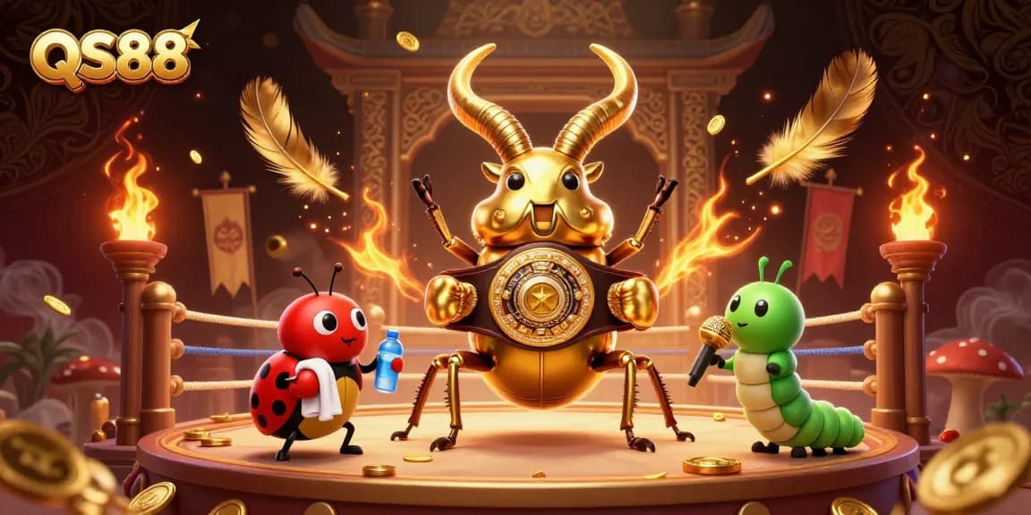 Engage with QS88 as a vibrant casino spectacle featuring unique gambling characters.