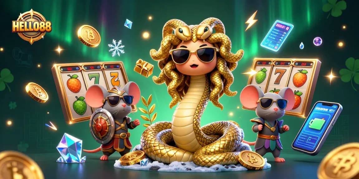 Engage in thrilling gameplay at HELLO88, where Medusa and allies offer exciting slots and jackpots!
