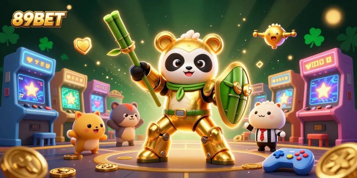 Engage in thrilling gameplay with 89BET in a vibrant casino environment featuring colorful elements.