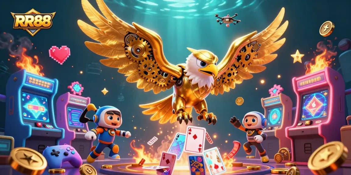 Experience exciting gameplay at RR88 with vibrant 3D casino visuals and engaging characters.
