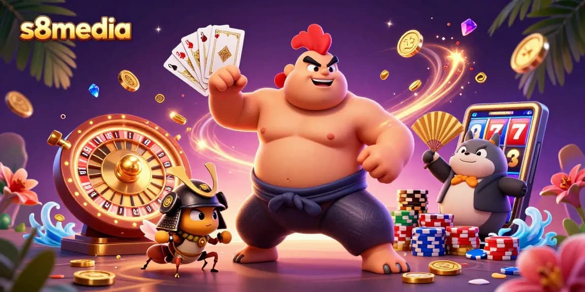 Experience thrilling bets with the dynamic scene from s8media featuring exciting casino elements.