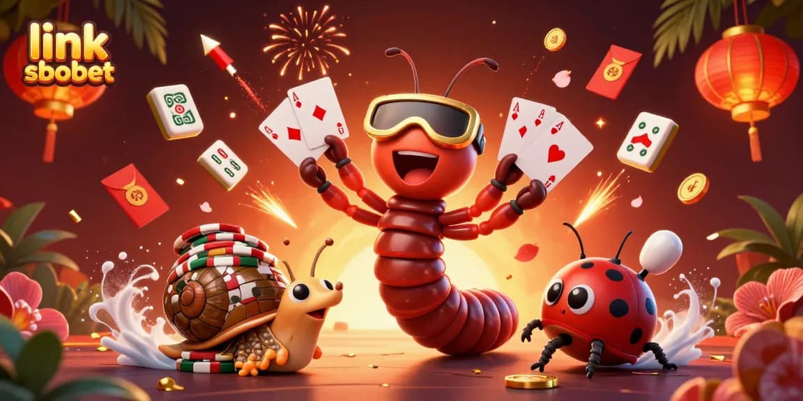 Engage with link sbobet for exciting betting action, featuring a unique 3D casino scene.