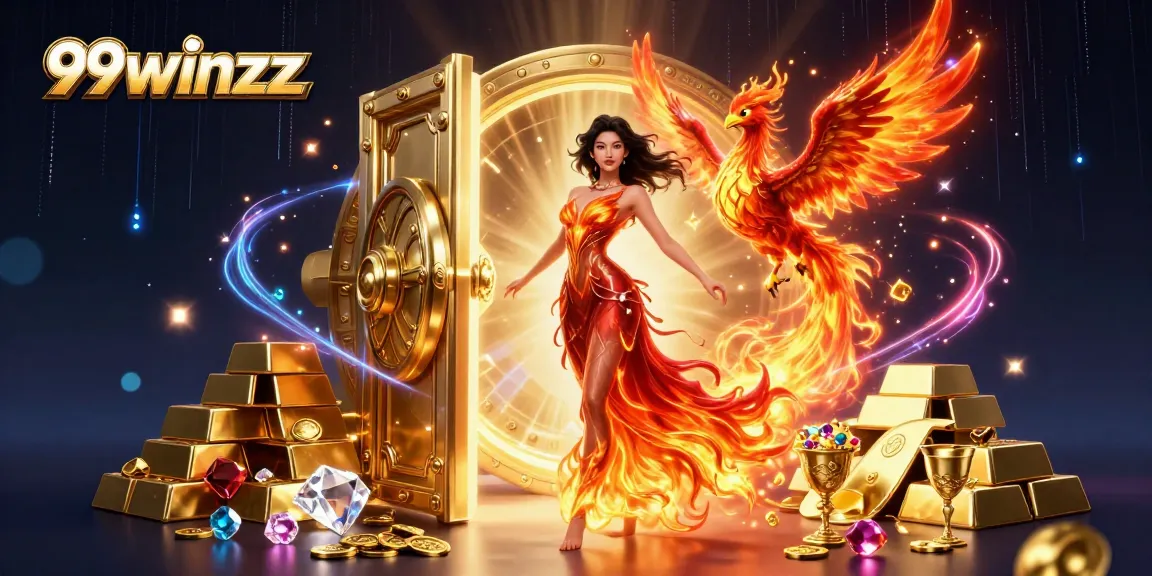 Experience the thrilling action of casino games with 99winzz where fiery elements and treasures abound.