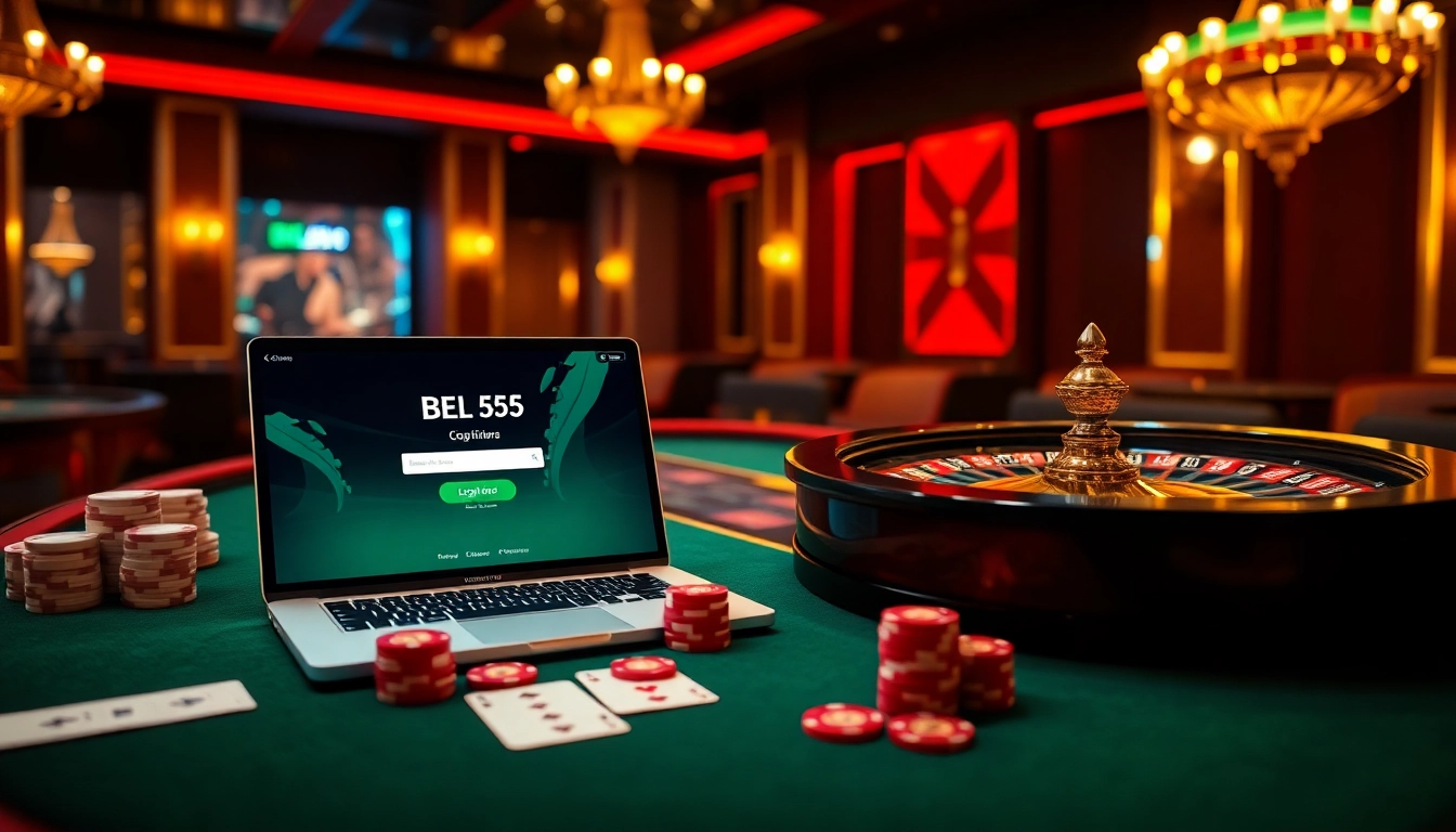 Cảnh tượng hấp dẫn của người chơi tại bàn casino, làm nổi bật bl555 đăng nhập cho cờ bạc trực tuyến.