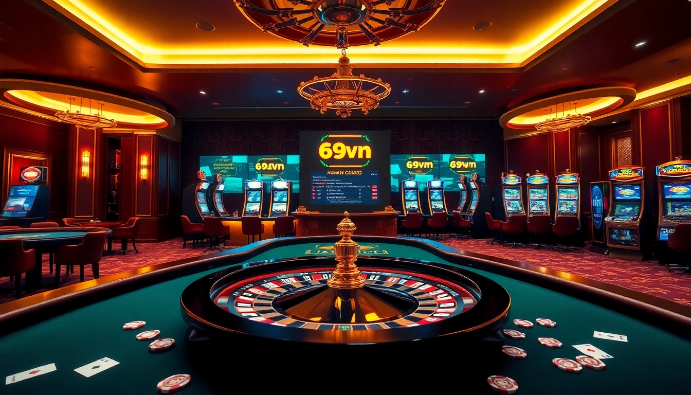 Experience the thrill of winning at 69vn in a luxurious casino setting filled with excitement.