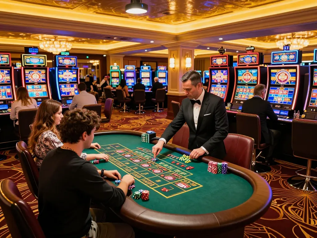 hi88 players enjoying a thrilling roulette game in a luxurious casino atmosphere