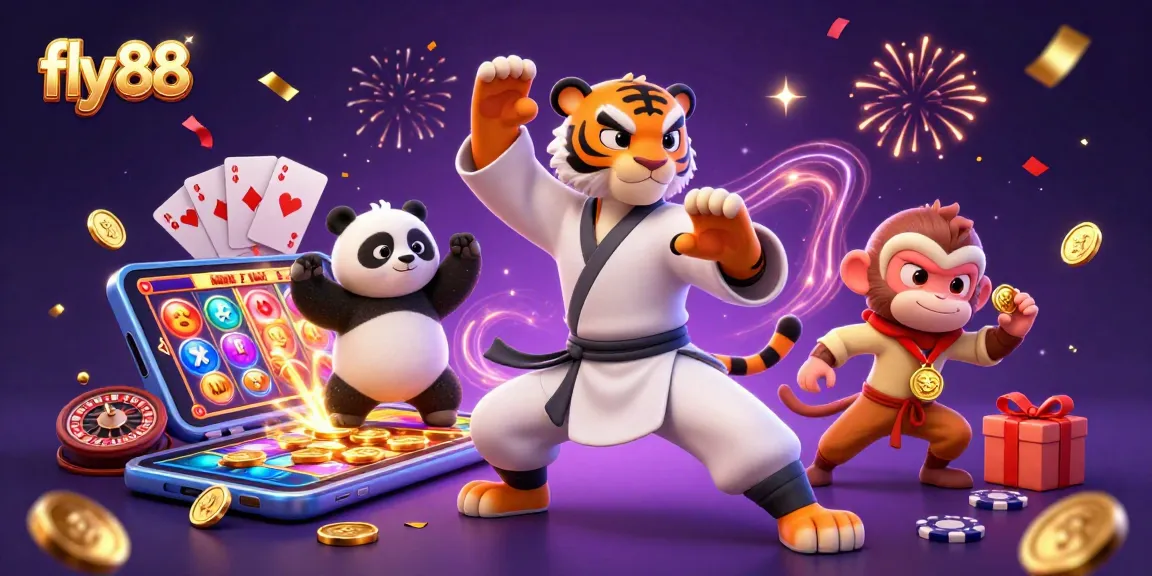 Engage with the thrilling atmosphere of fly 88 through vibrant 3D casino gaming action and dynamic characters.