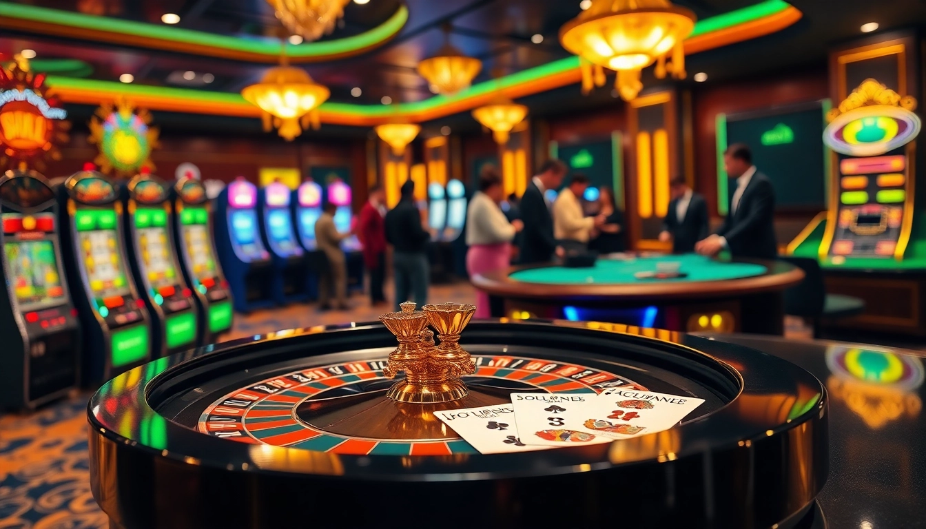 Experience the thrill of tt88 at a luxurious casino with vibrant games and players.