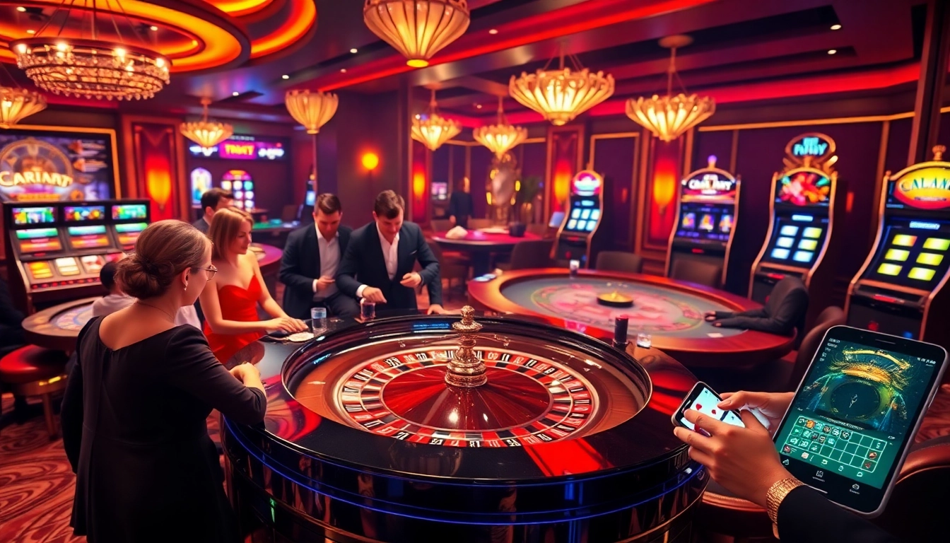 TR88 players engaged at a vibrant casino roulette table, showcasing excitement and luxury.