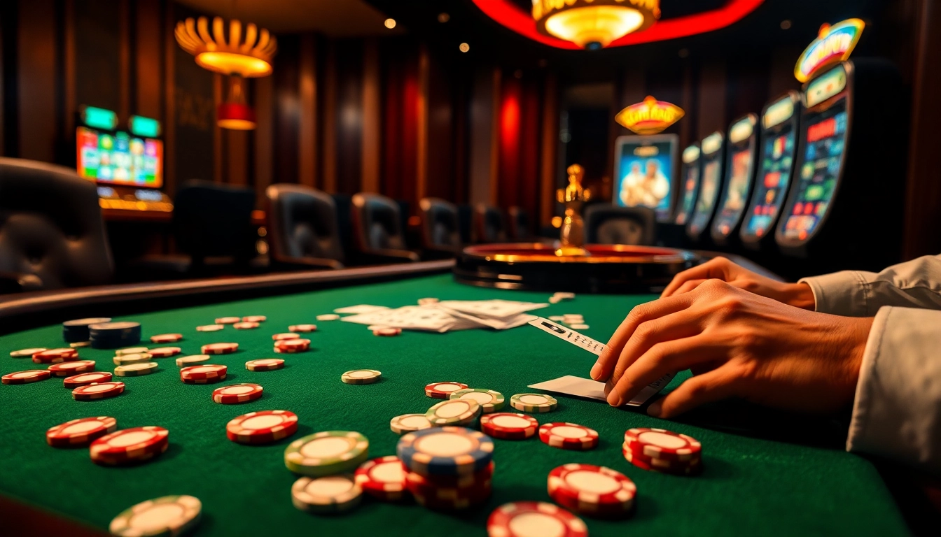 Engaging https://tg88.actor/ poker table action with strategic chip placements and dynamic card dealing