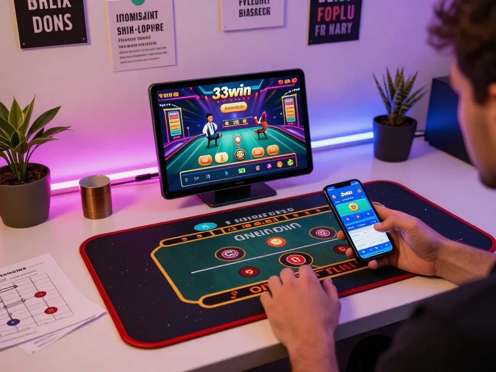 Experience the thrill of betting with 33win app on mobile devices in a stylish gaming environment