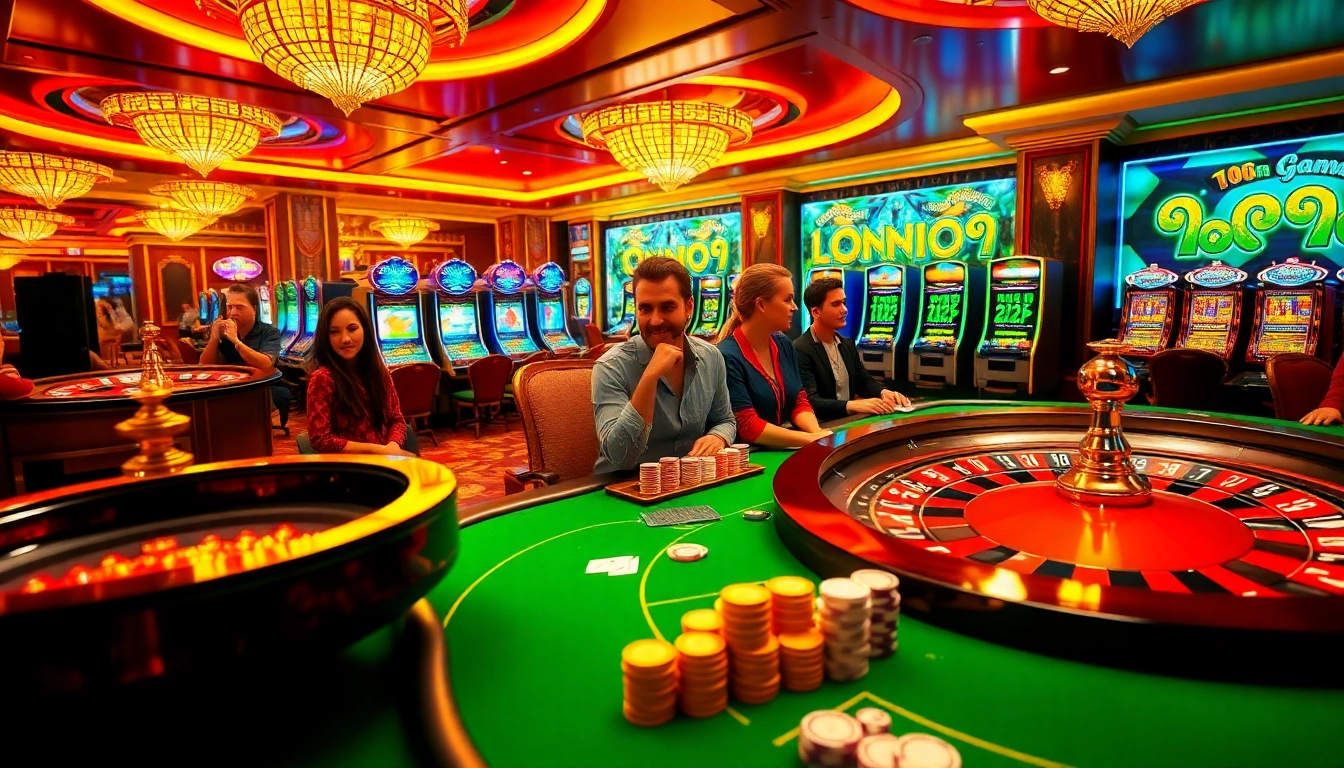 Experience thrilling casino action with vibrant tables at hay88-teamala.us.com featuring poker and roulette.