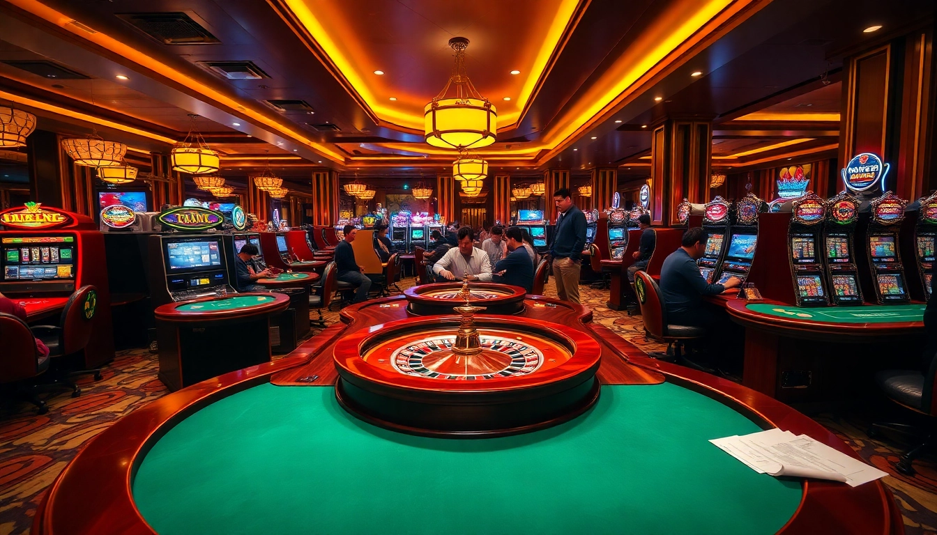 Enjoy thrilling games at https://jun88.now/ with polished tables and vibrant slots in a luxurious casino.