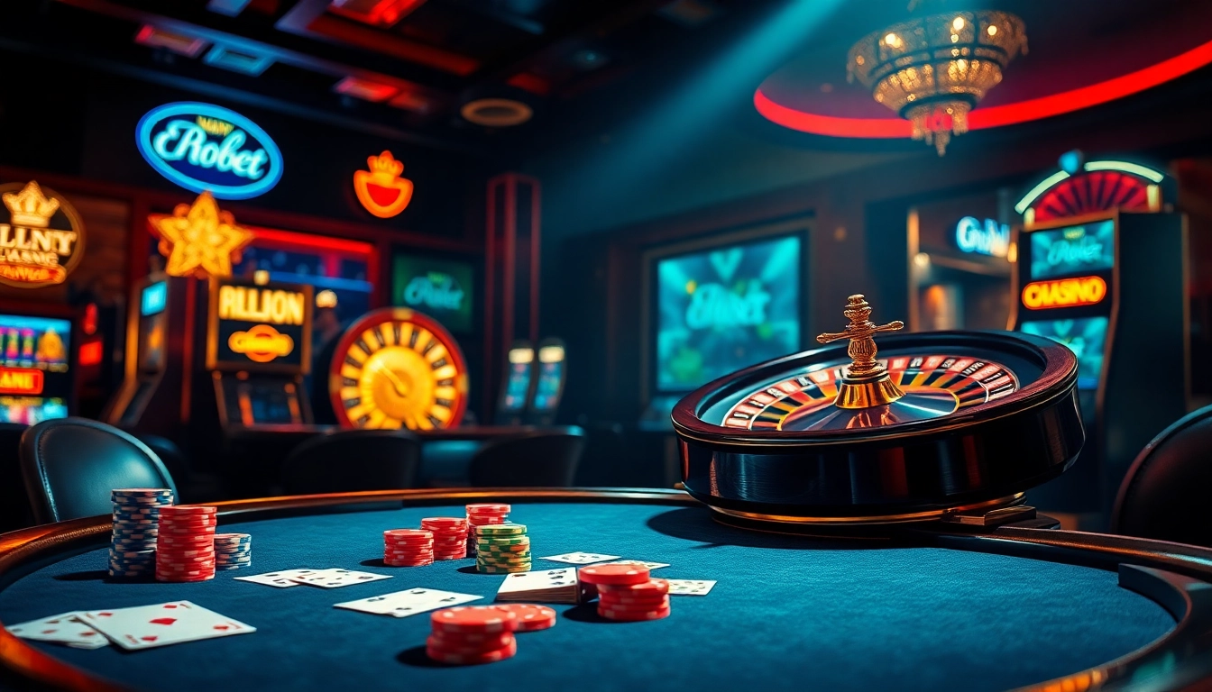 Experience the thrill of gambling with nhà cái 8kbet at a vibrant poker table featuring upscale chips and cards.