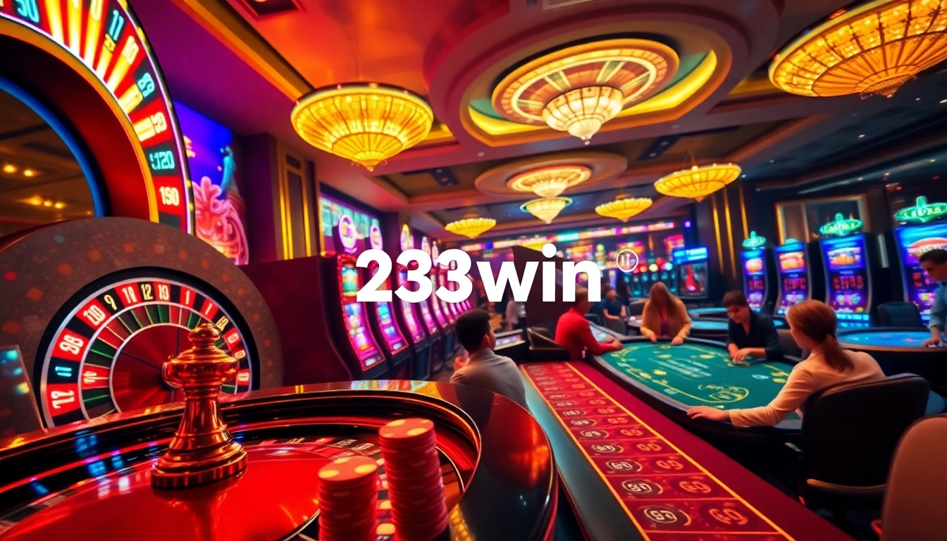 Experience the thrill of 23win through exciting gambling action at a vibrant casino.