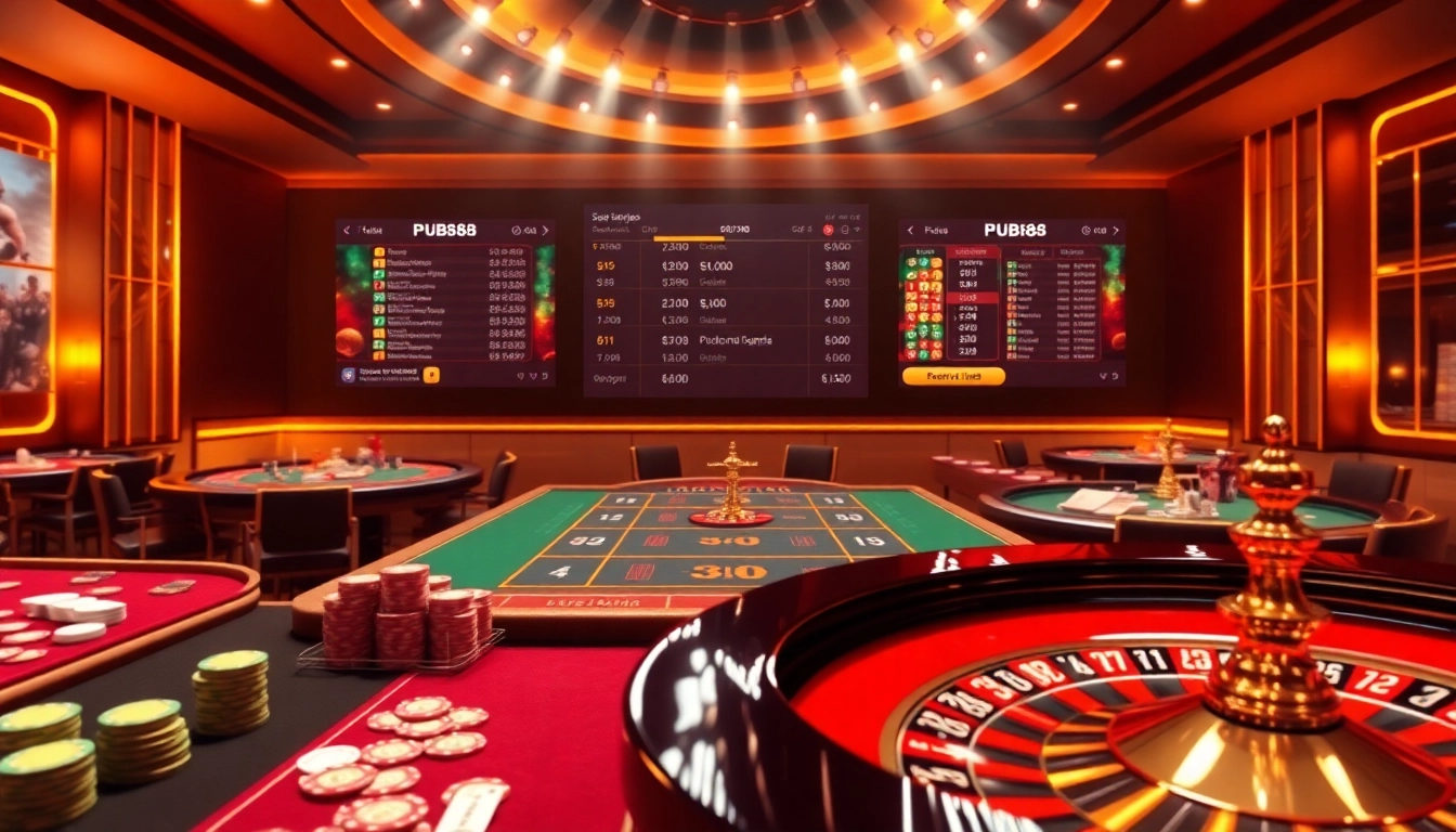 Players enjoy thrilling games at PUB88's online casino platform featuring exciting betting options.