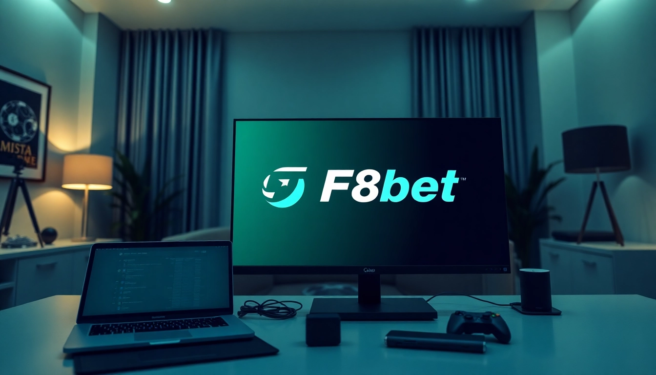 F8bet online betting platform interface displayed on modern devices.