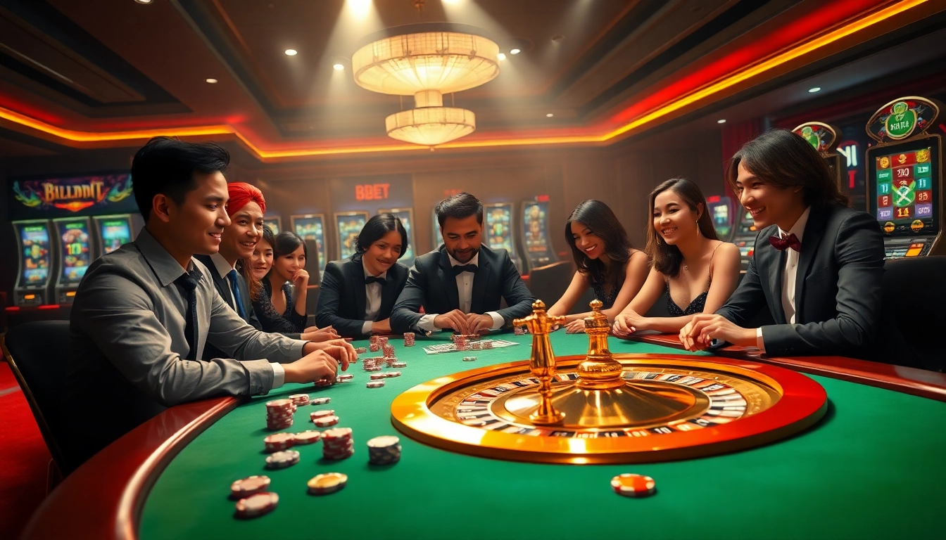 Experience thrilling gameplay at 8kbet casino tables with dynamic poker and roulette action.