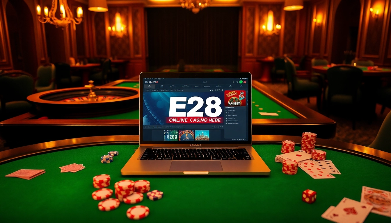 Engage with thrilling games at E28 Malaysia's top online casino platform, spotlighting luxury and excitement.