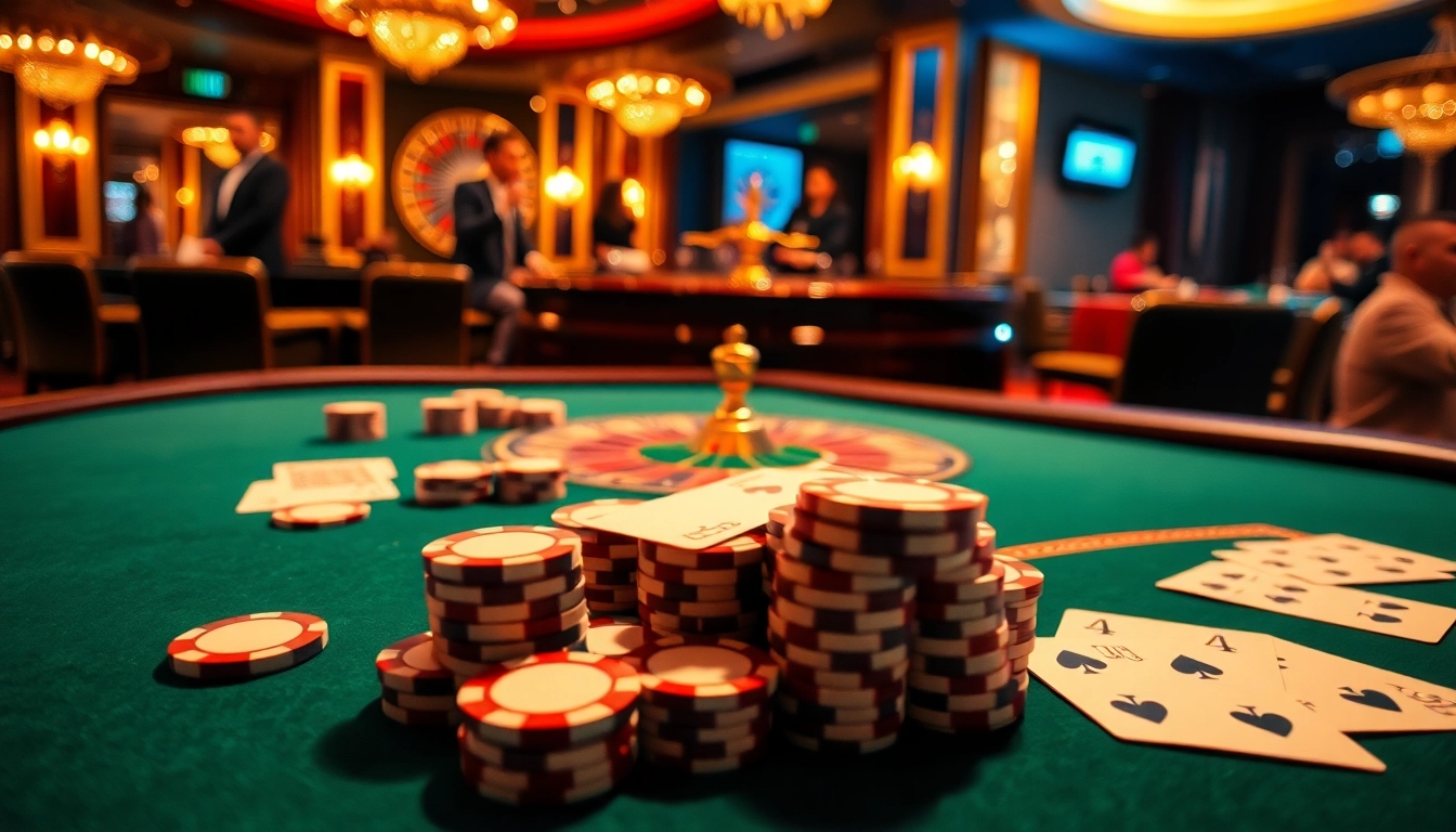 Experience the thrill of gambling at Good88 with a luxurious casino atmosphere filled with exciting card games and roulette.