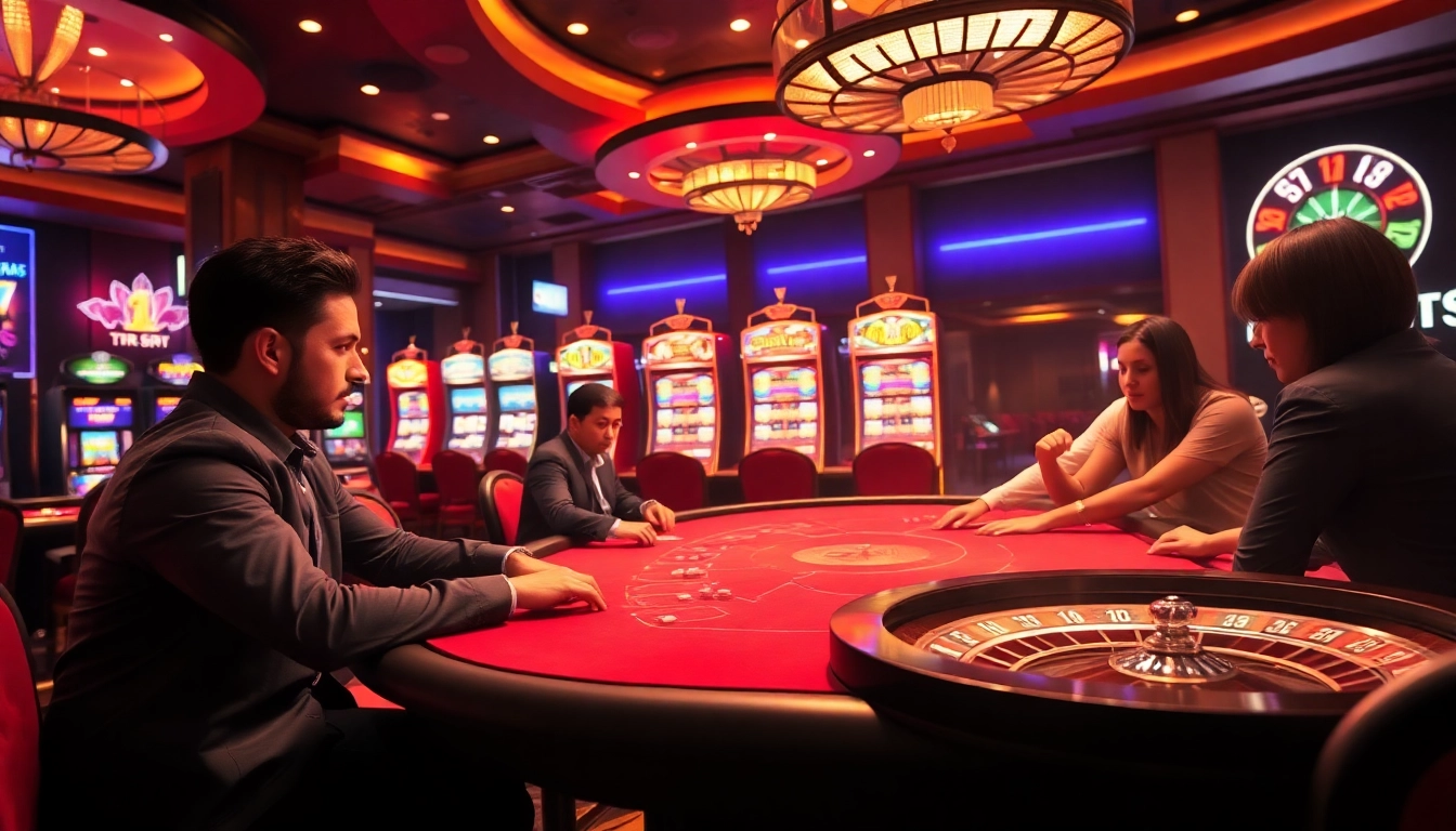 Experience the excitement of TR 88 with thrilling casino gameplay at vibrant poker tables.