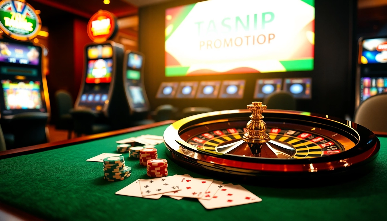 Experience the thrill of gambling at https://tt88vip.top/ with an exciting casino scene of roulette and poker elements.