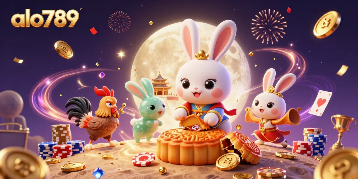 Alo789 offers an exciting online cockfighting experience with vibrant characters and interactive elements in a detailed casino setting.