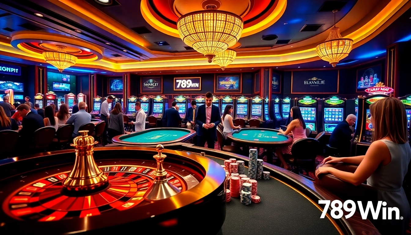 Experience the excitement at 789Win with vibrant casino visuals, roulette, poker, and modern gaming.