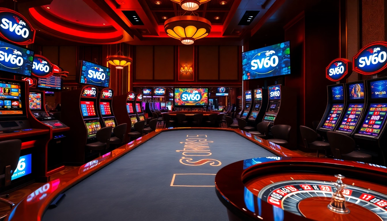 Experience the excitement of sv66 casino with vibrant slots and dynamic poker tables.