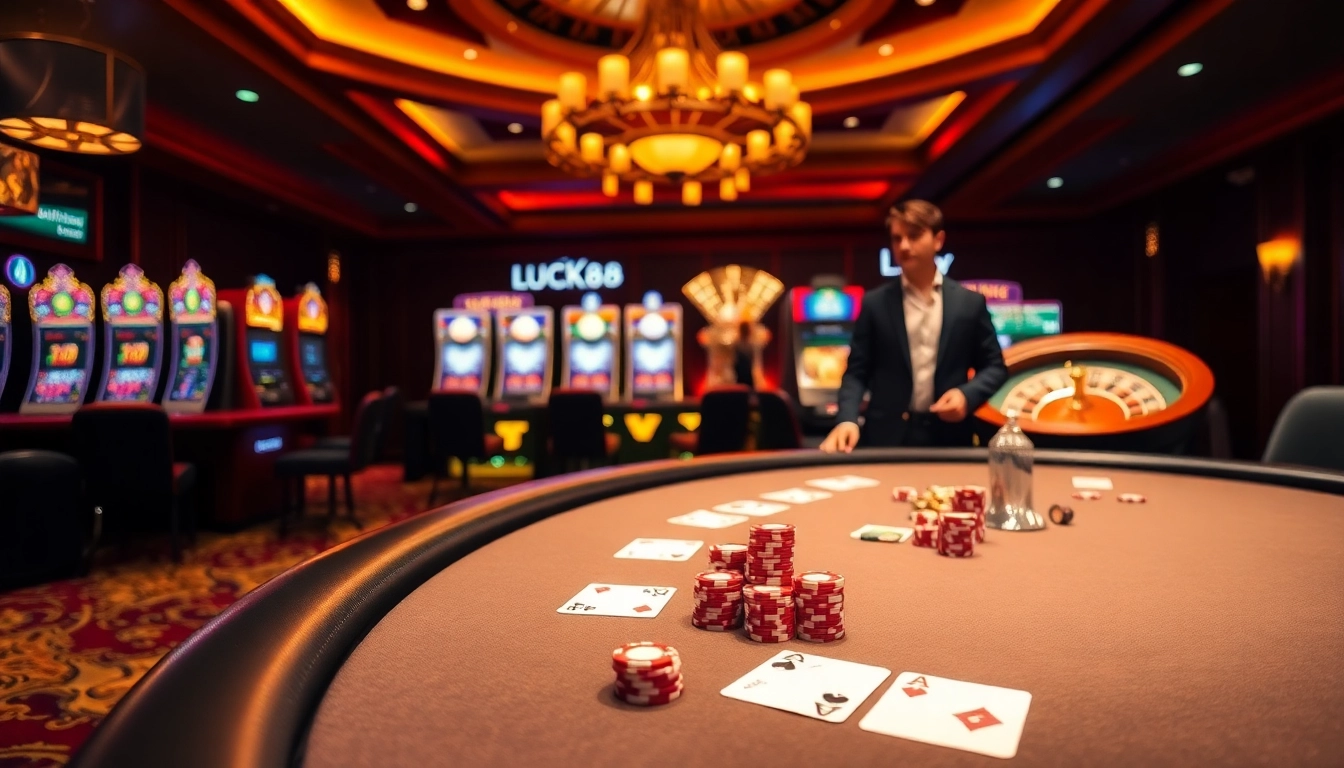 Join the excitement at LUCK8 with high-stakes poker games, vibrant slot machines, and thrilling roulette.