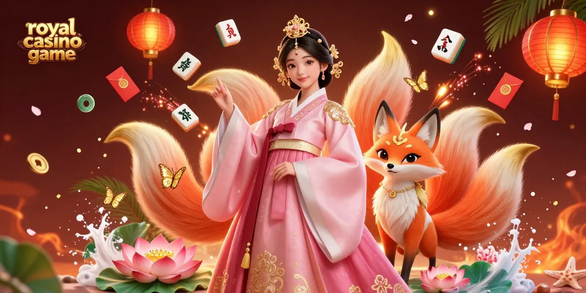 Engage with the royal casino game in a vibrant 3D illustration showcasing fortune elements and immersive gaming experience.