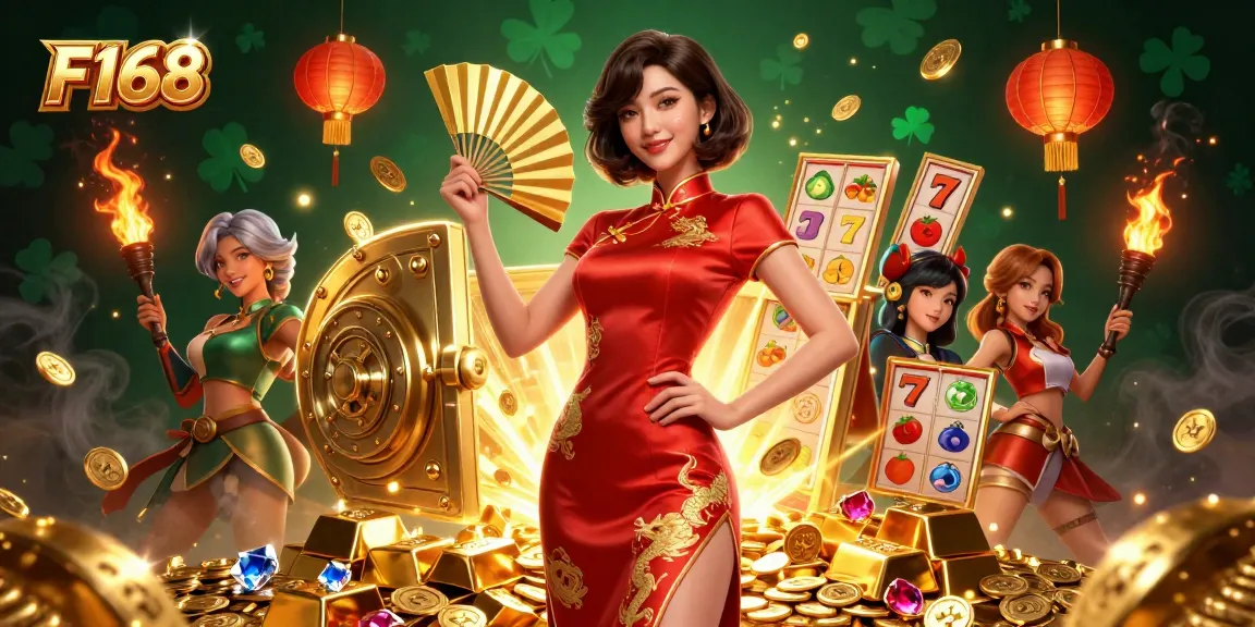 Engage in thrilling slot games at F168 with dazzling visuals and exciting features.