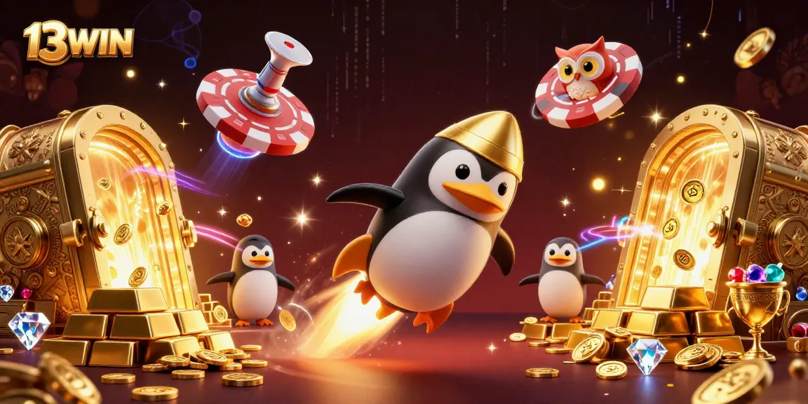 Experience the thrill of winning with 13WIN's engaging casino adventures featuring golden treasures and vibrant gameplay.