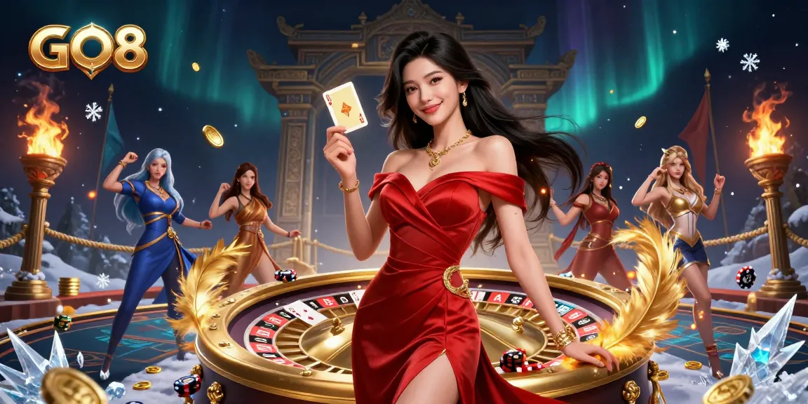 Experience thrilling gameplay at GO8 with high stakes, roulette action, and stunning visuals.