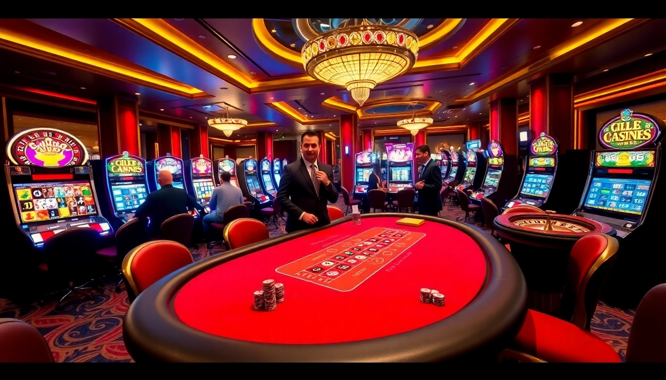 Experience the vibrant gaming atmosphere at U888 with thrilling poker and slot machines.