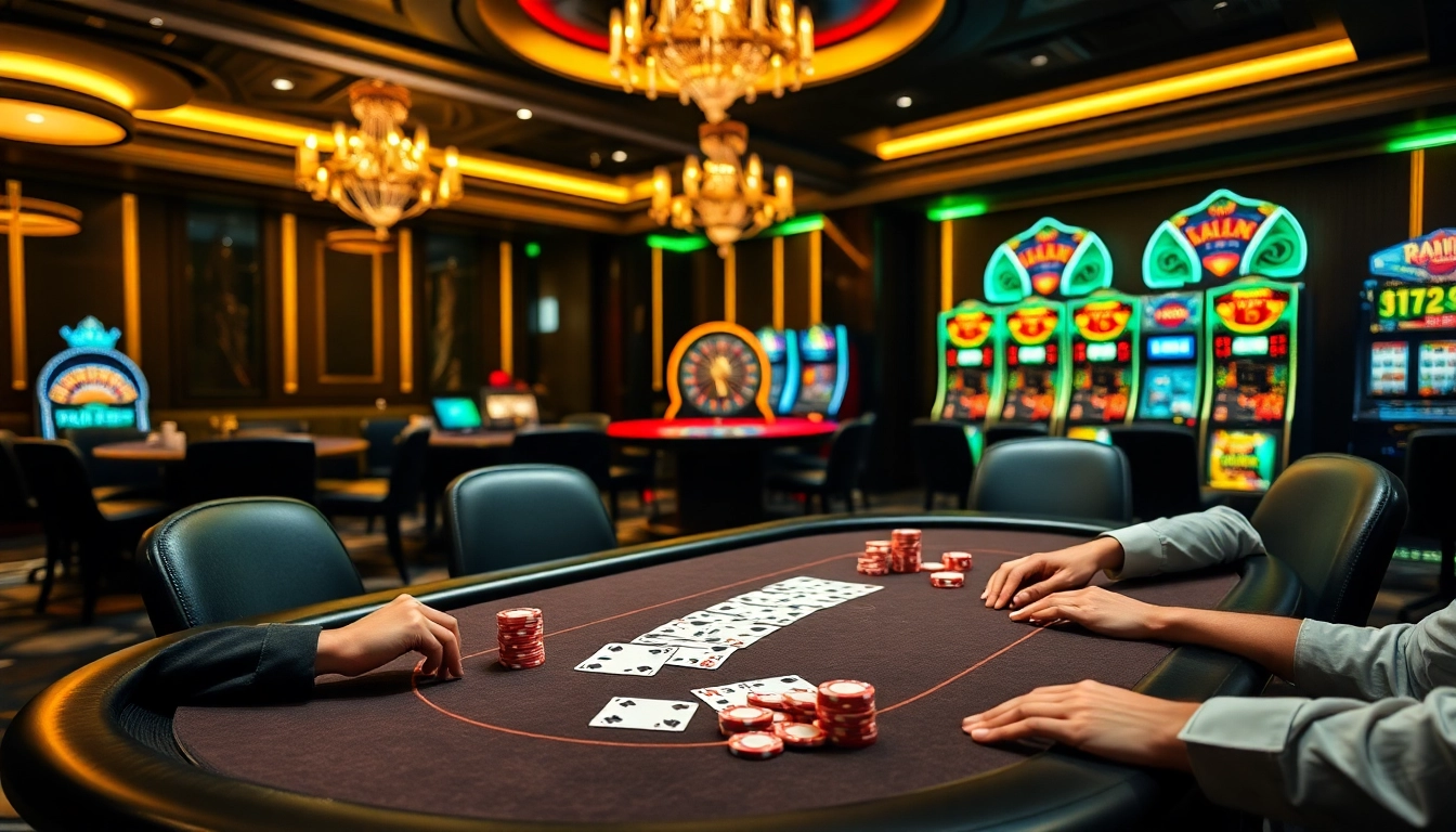 Winning at https://9bet.today/ with luxury gambling elements like poker chips and roulette.