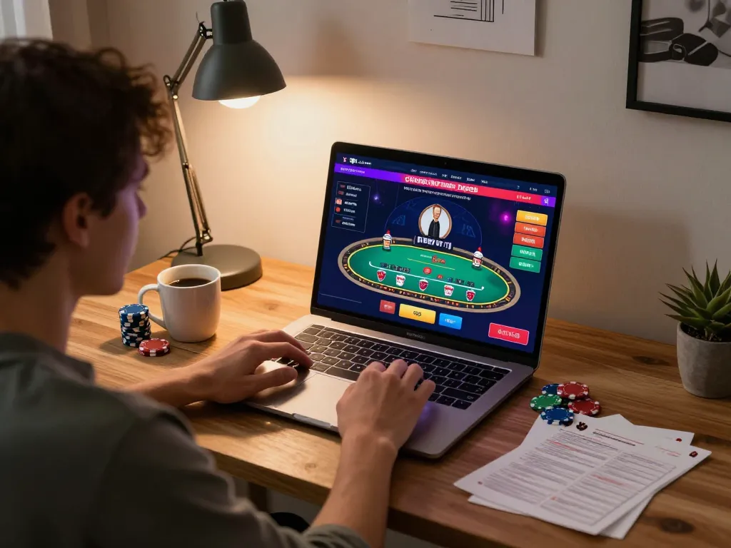 Engaging in online casino gaming at home with interactive elements visible at https://www.bearcreekwatershed.org/macroinvertebrates.