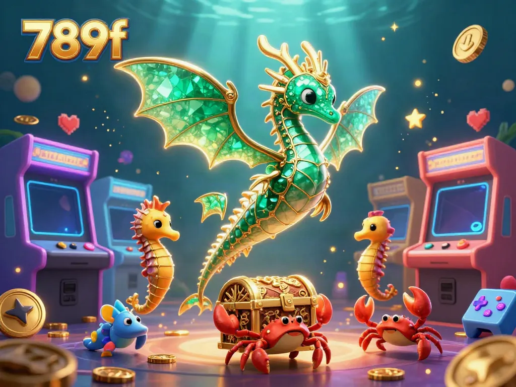Experience thrilling gaming at 789f with vibrant underwater casino elements and exciting characters.