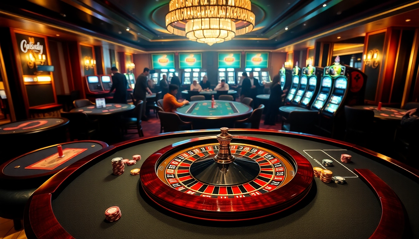 Experience the thrill of gaming at 88XX with active players at a luxurious casino table.
