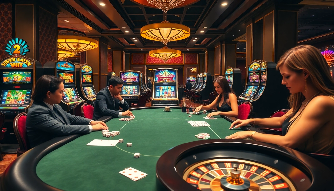 Experience the thrilling excitement of gambling at https://1mm888.com/ with engaging poker games and vibrant slot machines.
