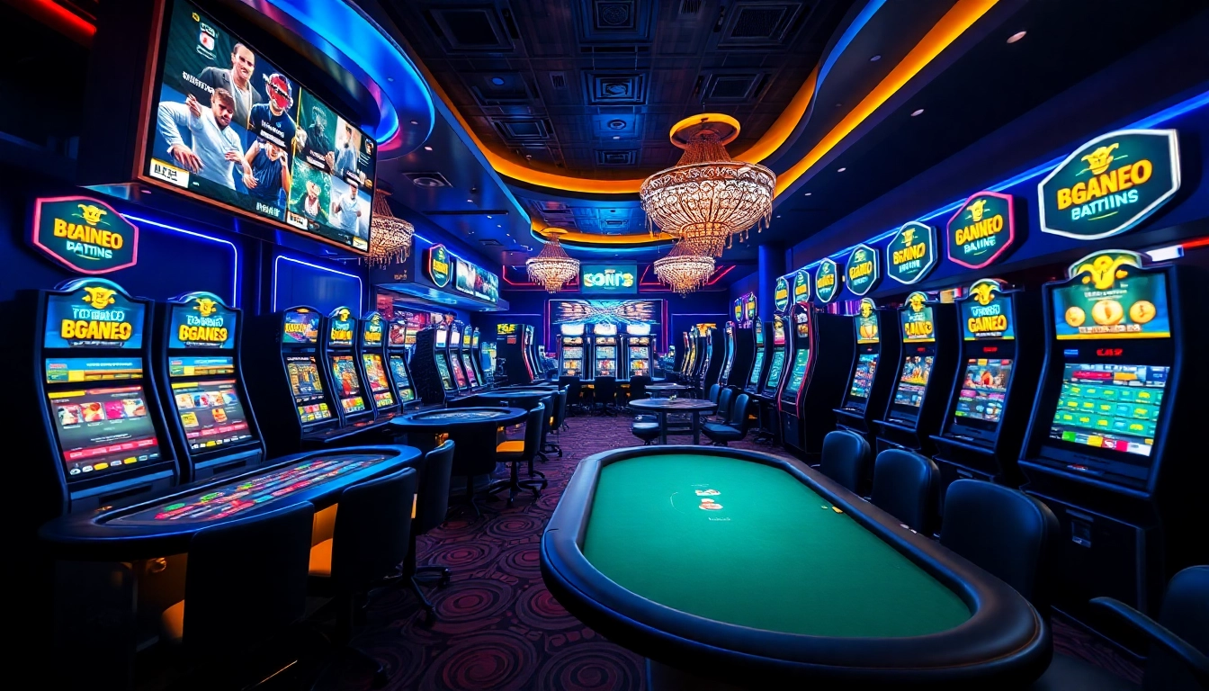 Experience the vibrant world of online betting at luck8win.live with engaging casino scenes and dynamic gaming options.