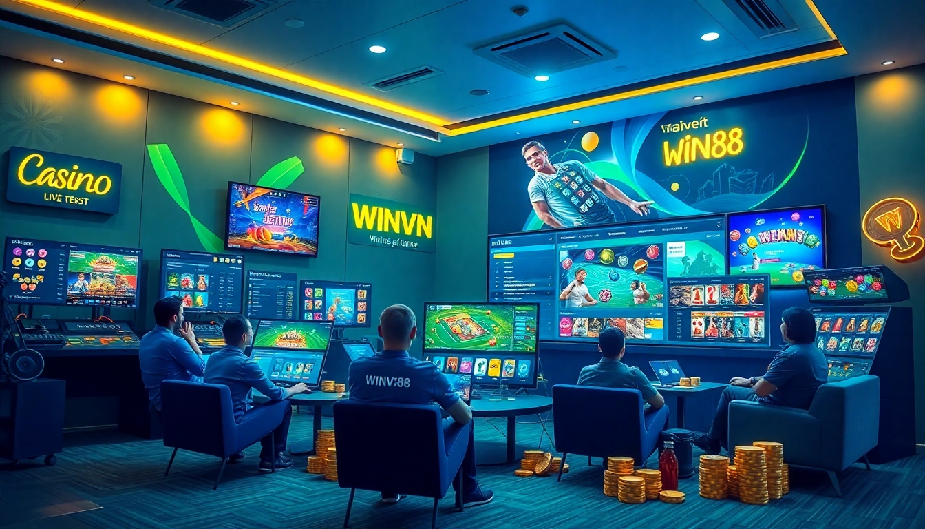 Experience the vibrant online gaming world of winvn88.live, featuring sports betting and casino games.