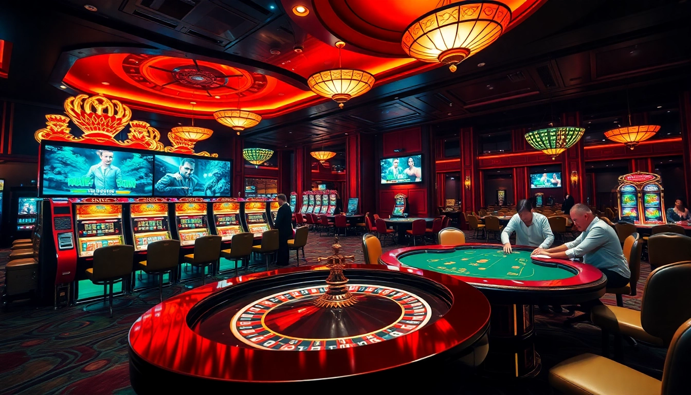 Experience the thrill of gambling at a luxurious casino with 'phim fun' themed entertainment.