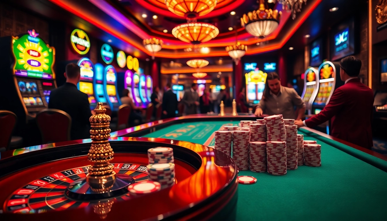 Engaging casino scene highlighting the hidden wiki in a vibrant gambling atmosphere.